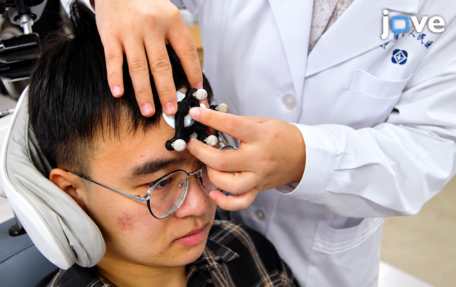 Researcher working in a laboratory